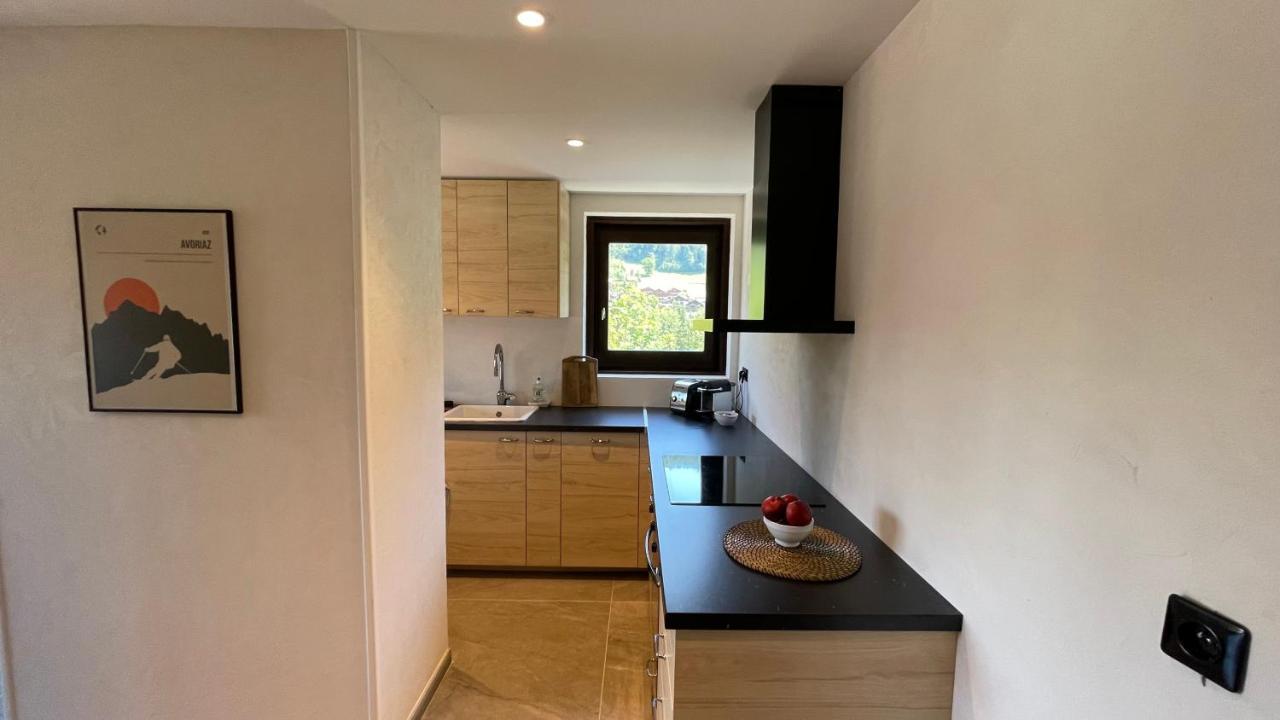 Morzine : Bel Appartement A 5 Mn Du Telepherique Eksteriør bilde